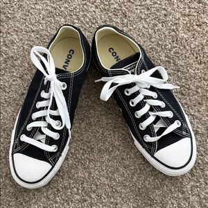 Converse Black and White Canvas Sneakers